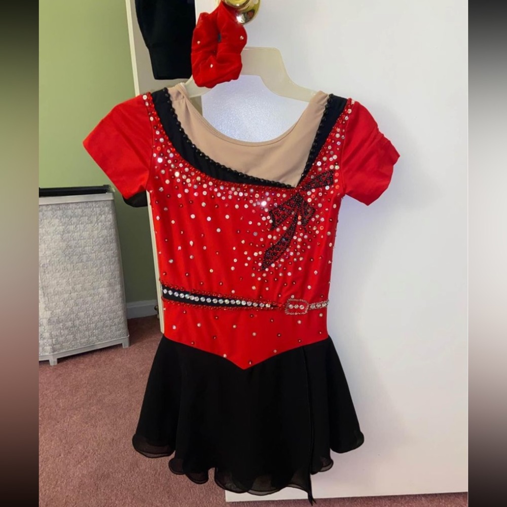 Girls figure skating dress